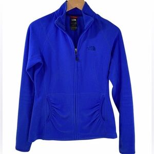 The North Face Women’s Full Zip Fleece Jacket Royal Blue 1/4 Zip Pullover Layer